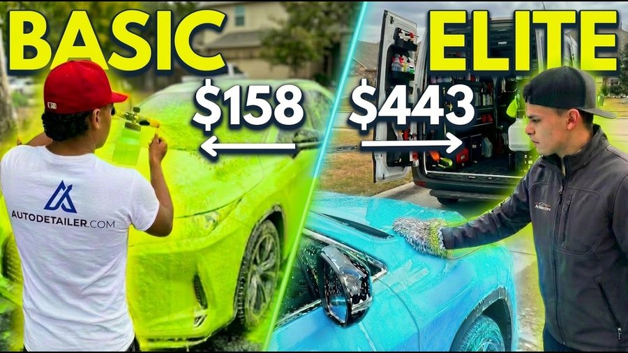Basic $158 detail vs elite $443 detail